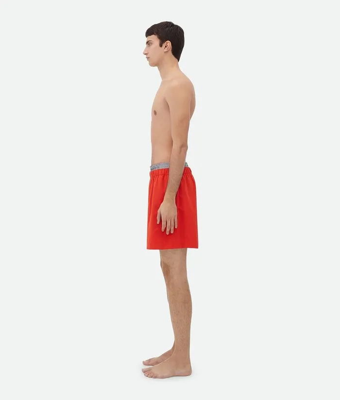 Men Bottega Veneta Swimwear Nylon Swim Shorts Tulip