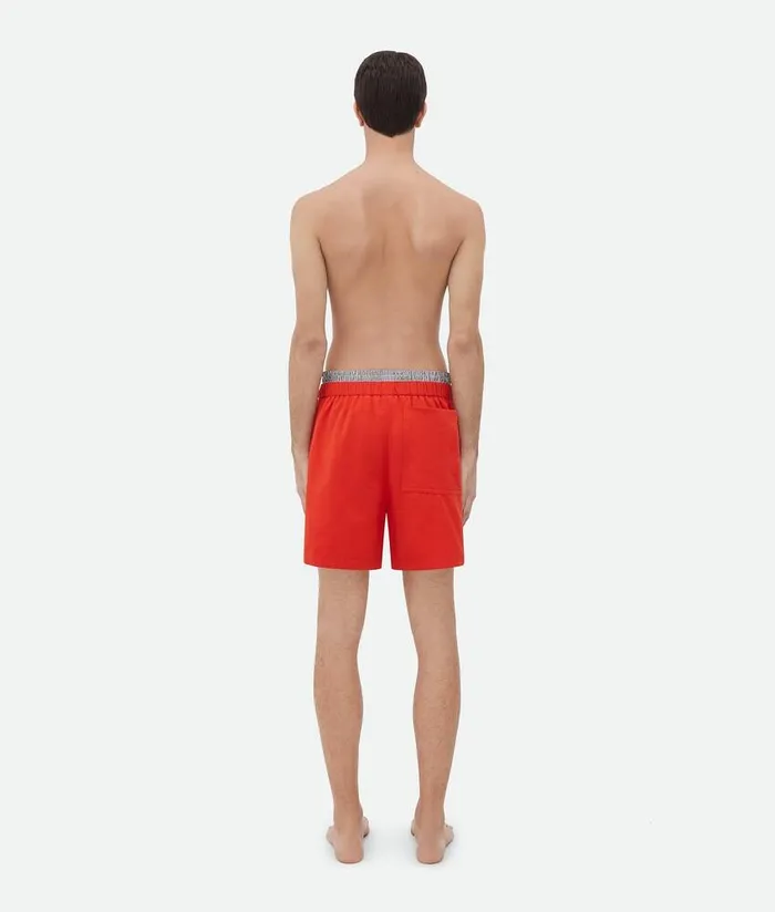 Men Bottega Veneta Swimwear Nylon Swim Shorts Tulip