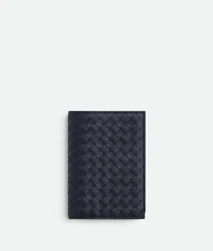 Men Bottega Veneta Travel Accessories Intrecciato Piccolo Passport Case Space