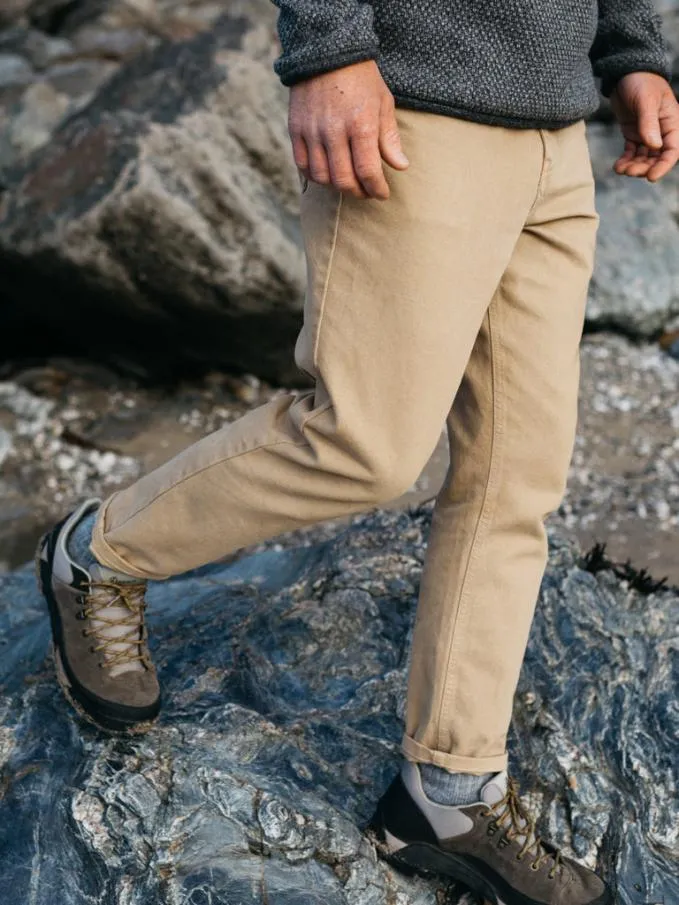Men Breaker 5Pocket Jean Flint Finisterre Trousers and Jeans