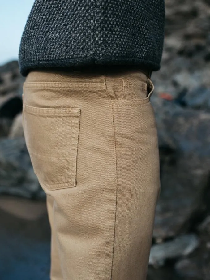 Men Breaker 5Pocket Jean Flint Finisterre Trousers and Jeans