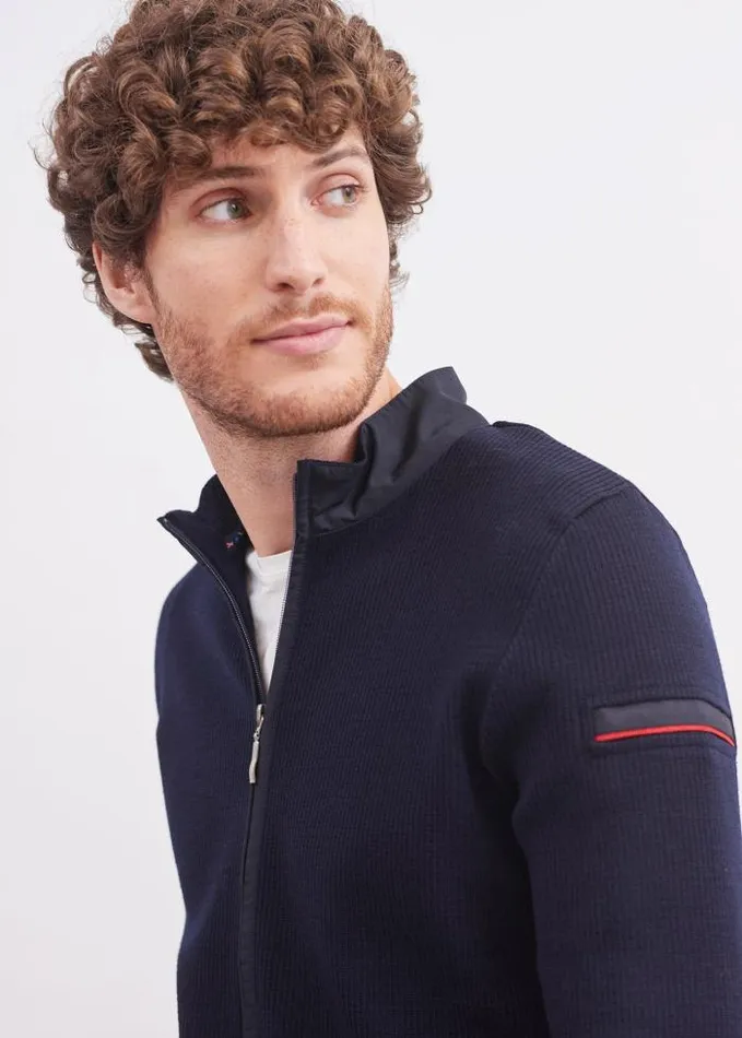 Men Breton Sweaters Saint James NAVIGATEUR Navy