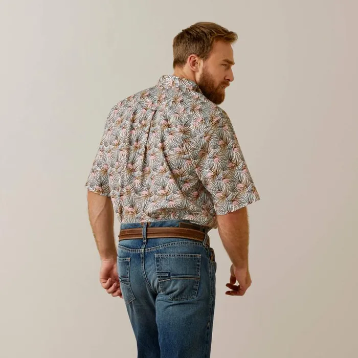 Men Button Down Shirts Ariat Amir Classic Fit Shirt White Men Button Down Shirts Ariat Amir Classic Fit Shirt White