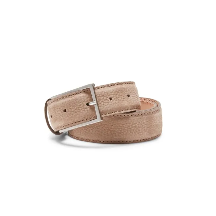 Men Cintura In Pelle Beige Fratelli Rossetti Belts