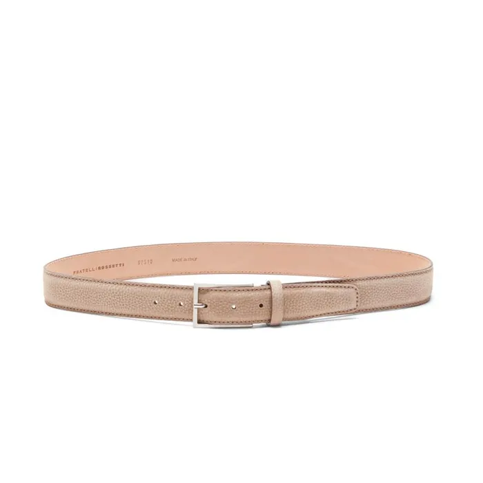 Men Cintura In Pelle Beige Fratelli Rossetti Belts Men Cintura In Pelle Beige Fratelli Rossetti Belts
