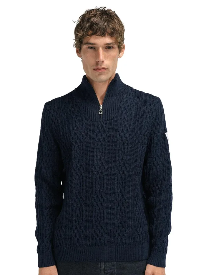 Men Dale Of Norway Halfzip Hoven Knit Sweater
