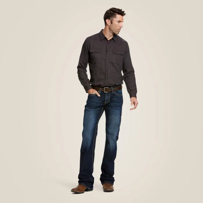 Men Denim Ariat M7 Rocker Concord Stretch Stackable Straight Leg Jean Dodge Men Denim Ariat M7 Rocker Concord Stretch Stackable Straight Leg Jean Dodge