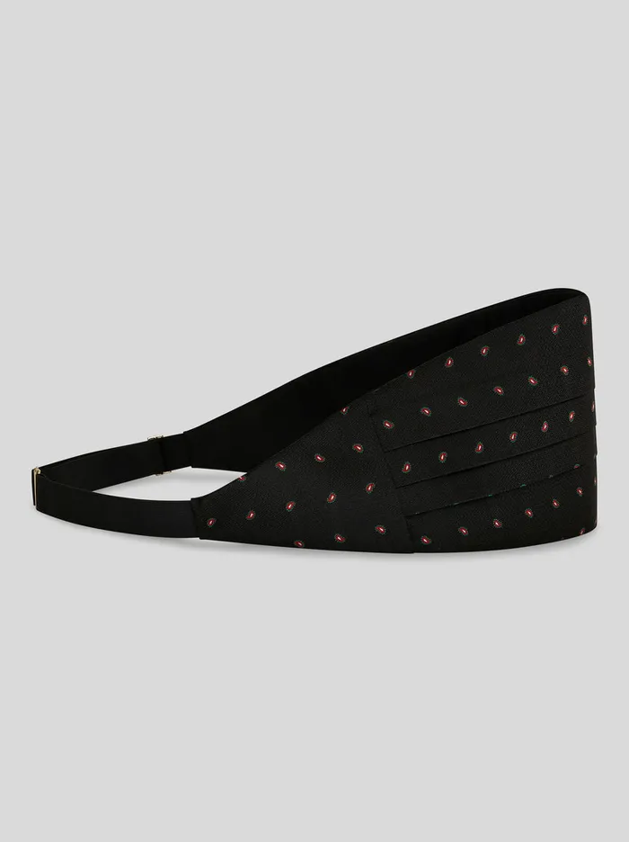 Men Etro Other Accessories Silk Cummerbund Black Men Etro Other Accessories Silk Cummerbund Black
