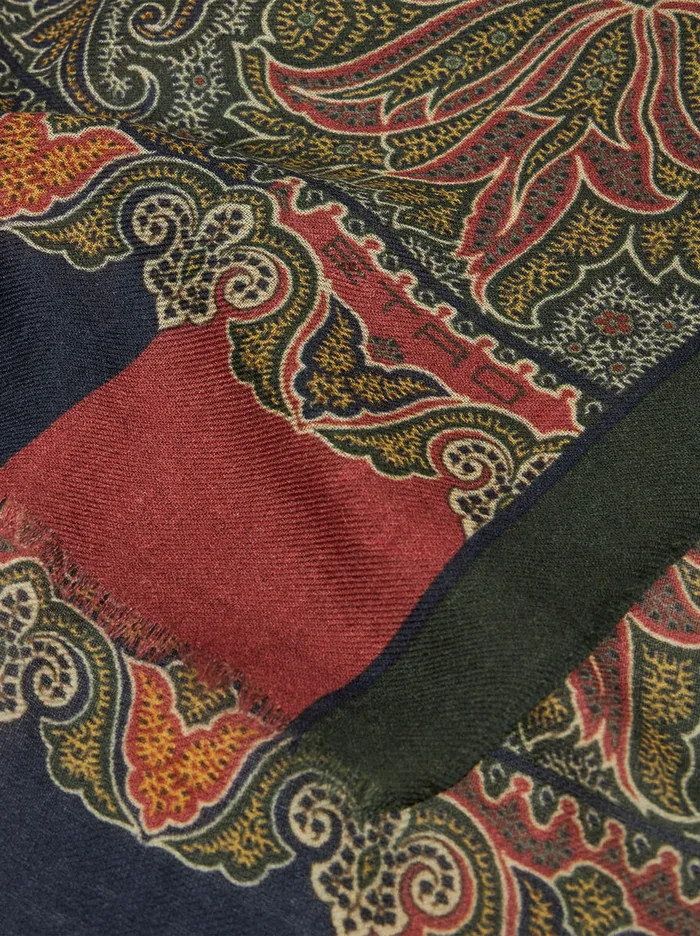 Men Etro Scarves Paisley Scarf Multicolour Men Etro Scarves Paisley Scarf Multicolour