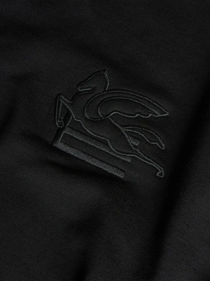 Men Etro TShirt And Sweatshirts Sweatshirt With Logo Black Men Etro TShirt And Sweatshirts Sweatshirt With Logo Black