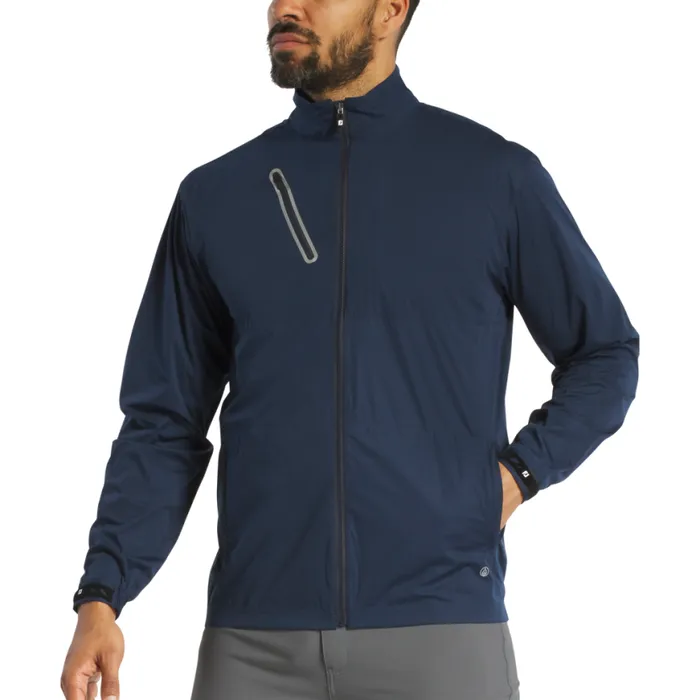 Men FootJoy Outer Layers HydroKnit Jacket Navy
