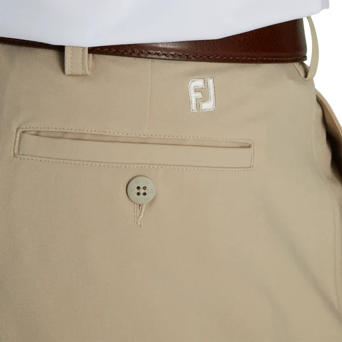 Men FootJoy Shorts Pleated 95034 Inseam Short Khaki Men FootJoy Shorts Pleated 95034 Inseam Short Khaki
