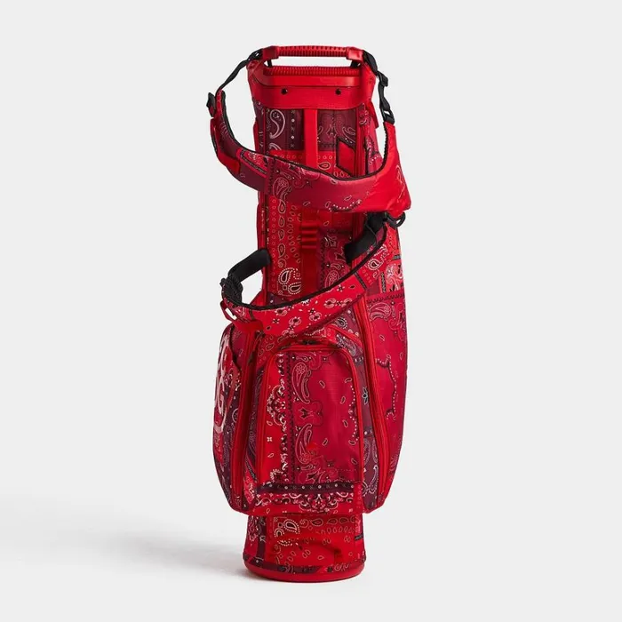 Men GFORE Red Bandana Lightweight Carry Golf Bags