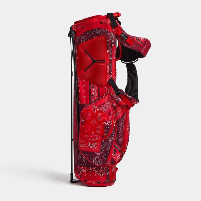 Men GFORE Red Bandana Lightweight Carry Golf Bags