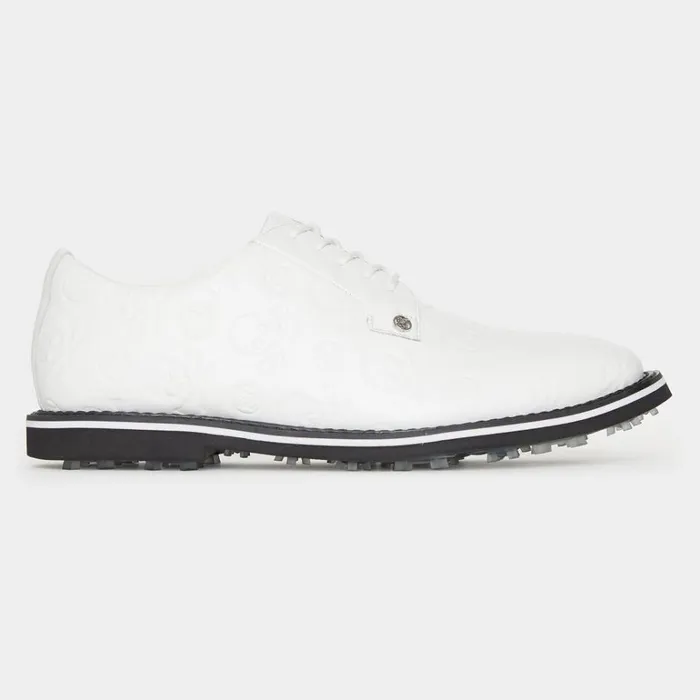 Men GFORE White Debossed Skull and T039s Gallivanter Golf Shoes