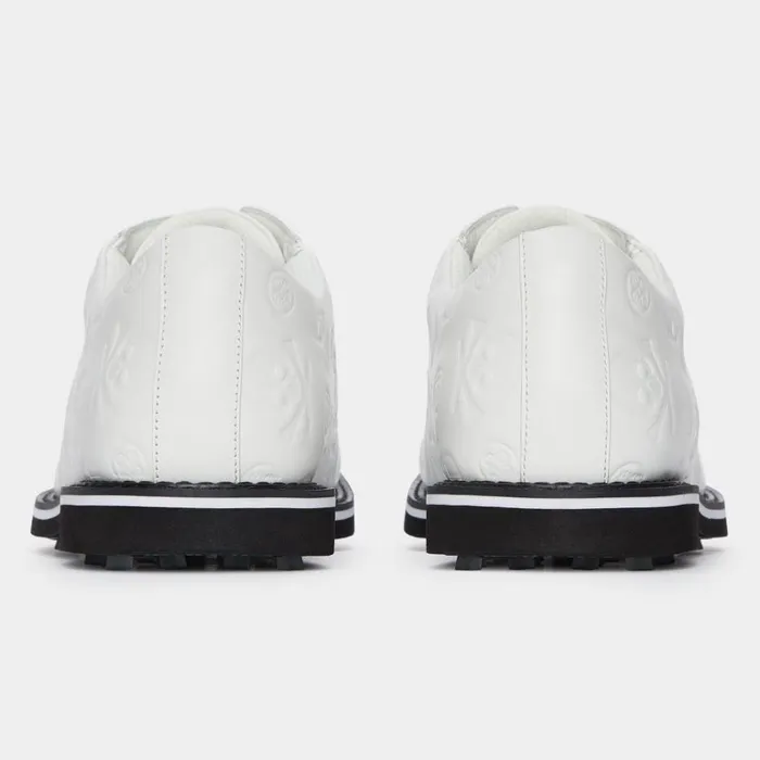Men GFORE White Debossed Skull and T039s Gallivanter Golf Shoes