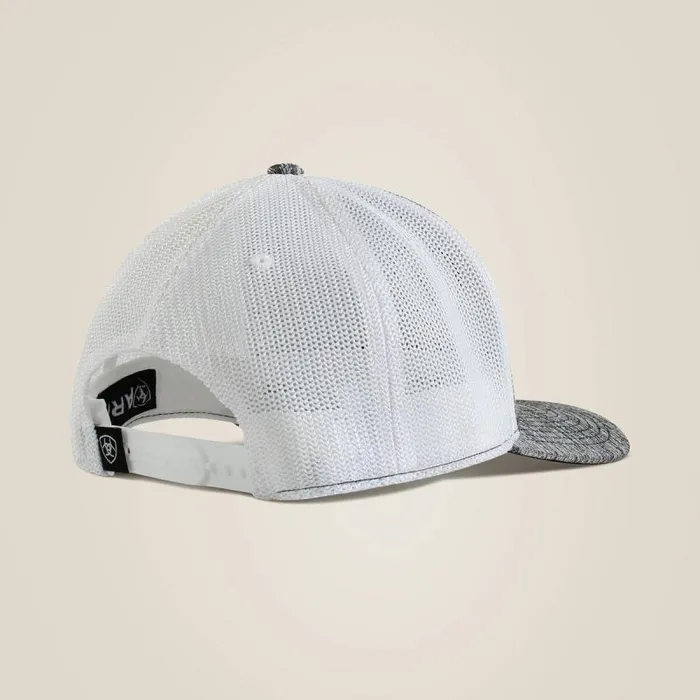 Men Hats and Caps Ariat Simple Logo Mesh Cap Grayflag
