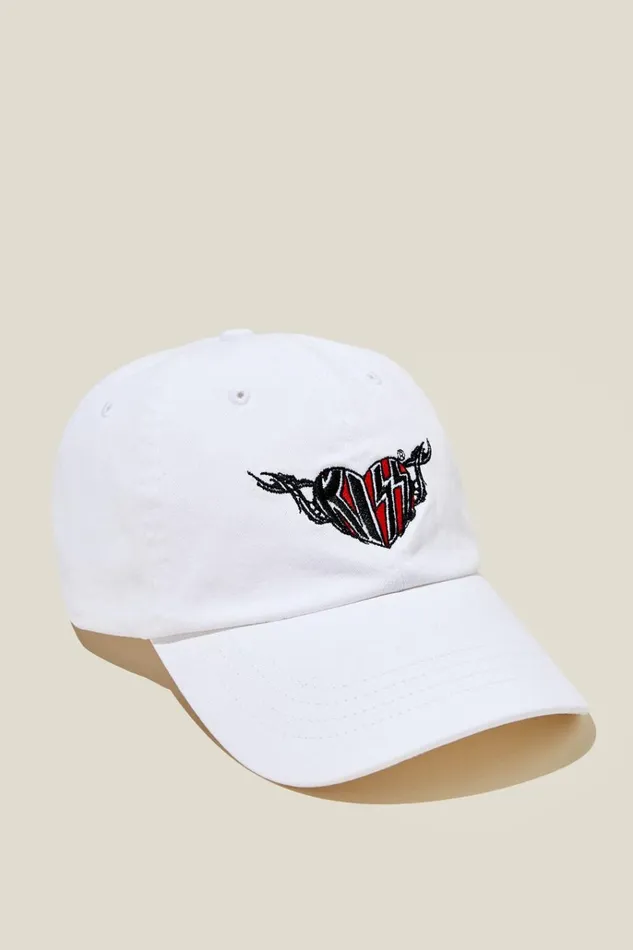 Men Hats Cotton On Special Edition Dad Hat Lcn Bra Whitekiss Heart
