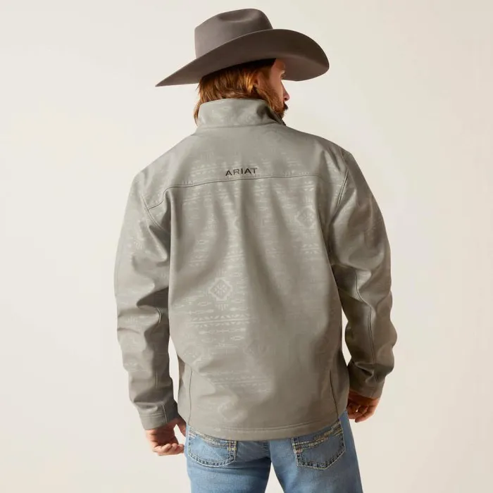 Men Jackets and Vests Ariat Vernon 20 Softshell Jacket Jetty Gray Embossed Men Jackets and Vests Ariat Vernon 20 Softshell Jacket Jetty Gray Embossed