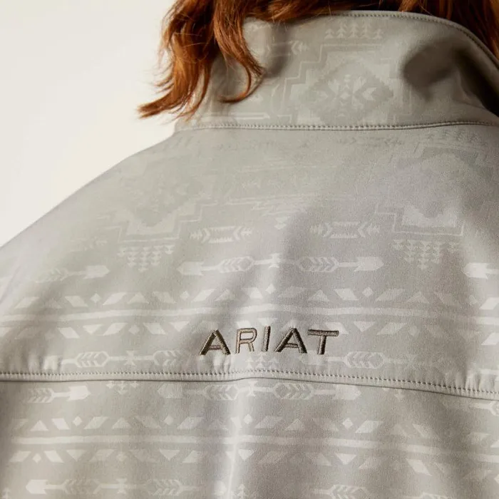 Men Jackets and Vests Ariat Vernon 20 Softshell Jacket Jetty Gray Embossed Men Jackets and Vests Ariat Vernon 20 Softshell Jacket Jetty Gray Embossed