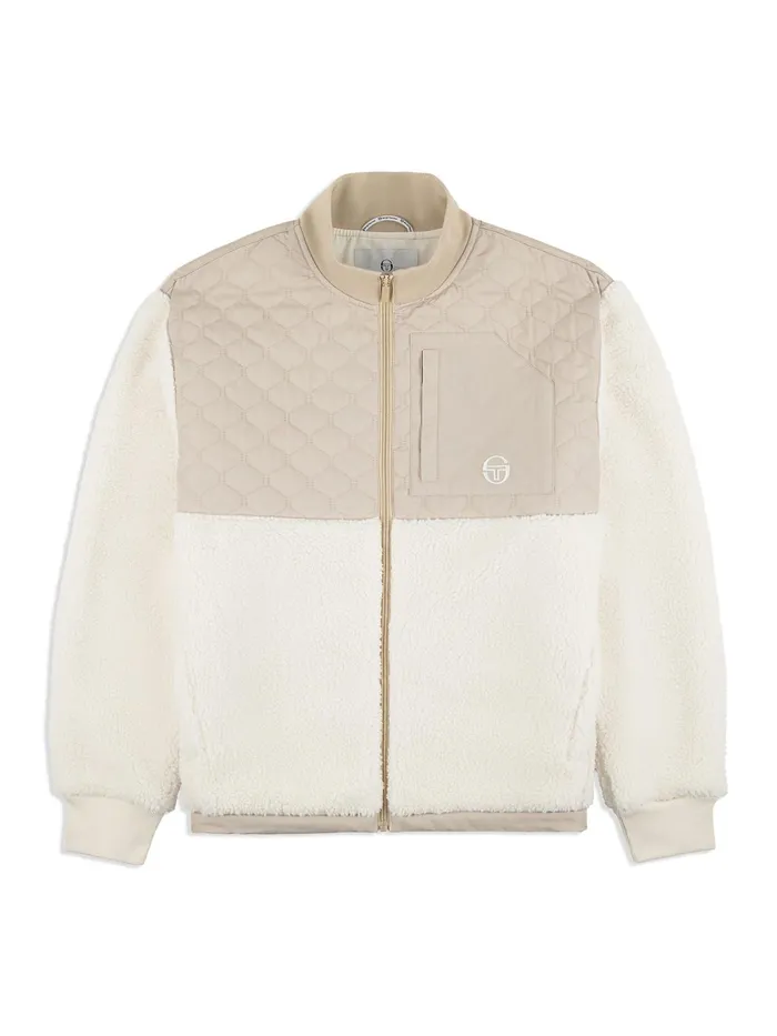 Men Jackets Sergio Tacchini Padula Sherpa Jacket Gardenia