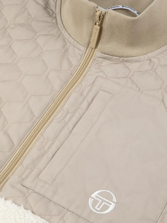 Men Jackets Sergio Tacchini Padula Sherpa Jacket Gardenia
