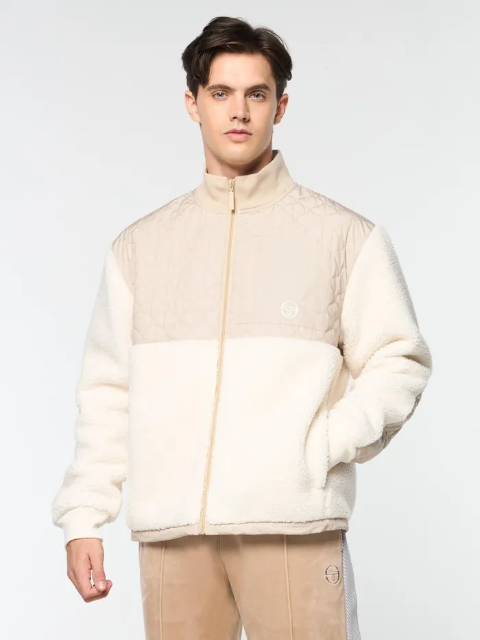 Men Jackets Sergio Tacchini Padula Sherpa Jacket Gardenia