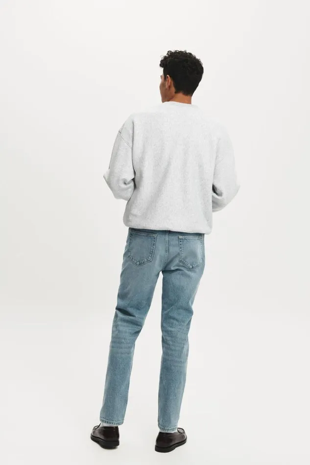 Men Jeans Cotton On Relaxed Tapered Jean Rambling Blue Men Jeans Cotton On Relaxed Tapered Jean Rambling Blue