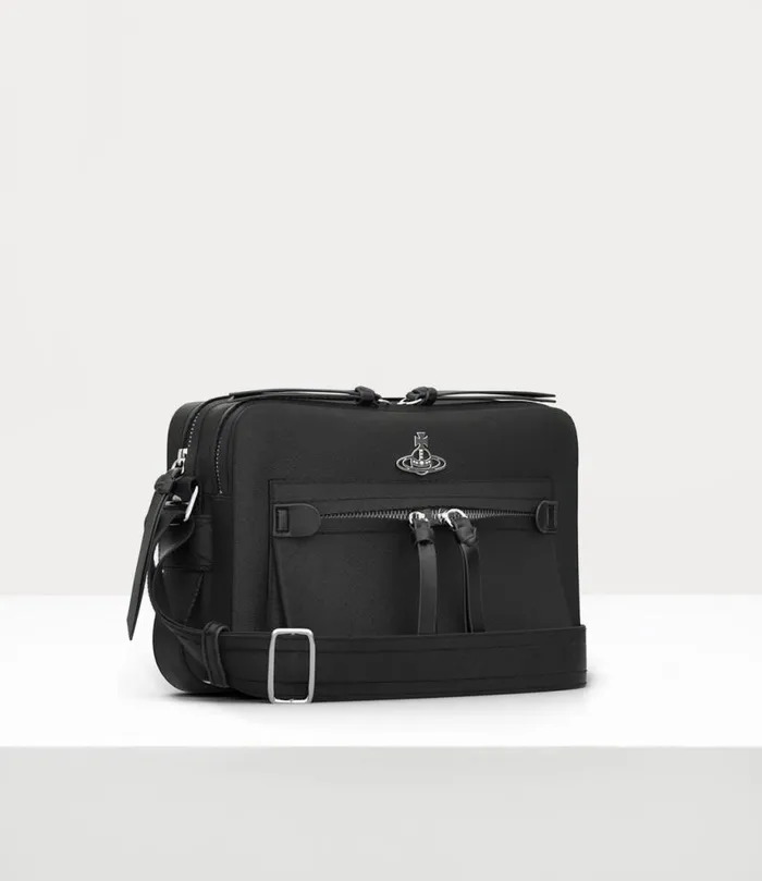 Men Jerry Satchel Bag Black Vivienne Westwood Travel Bags Men Jerry Satchel Bag Black Vivienne Westwood Travel Bags