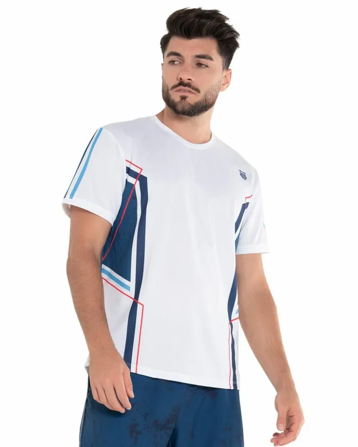 Men KSwiss TShirts and Tops NEW ERA SS White