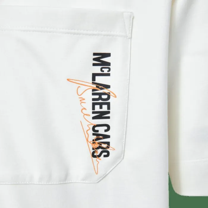 Men KSwiss Tennis and Pickleball MCLAREN CARS POCKET TEE White