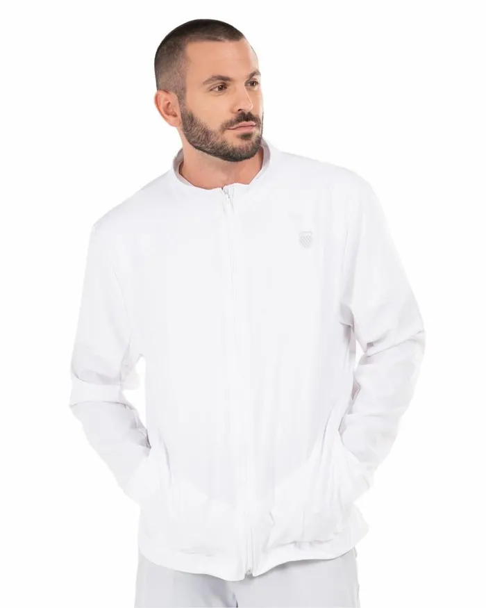 Men KSwiss Tennis SHIELD JACKET White