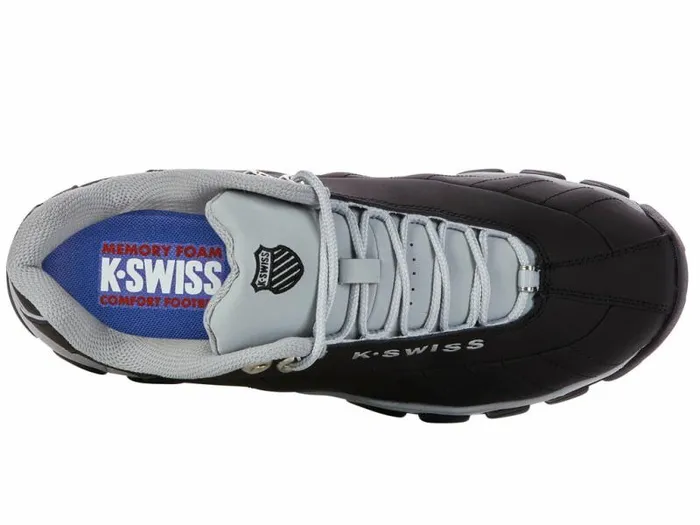 Men KSwiss Wide Shoes ST329 CMF Blackhighriseblack Men KSwiss Wide Shoes ST329 CMF Blackhighriseblack