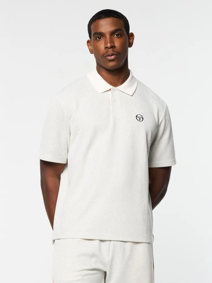 Men Knitwear Sergio Tacchini Cialda Polo Gardenia