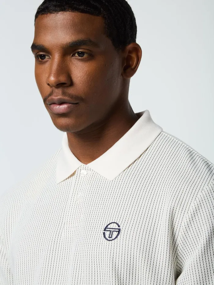 Men Knitwear Sergio Tacchini Cialda Polo Gardenia