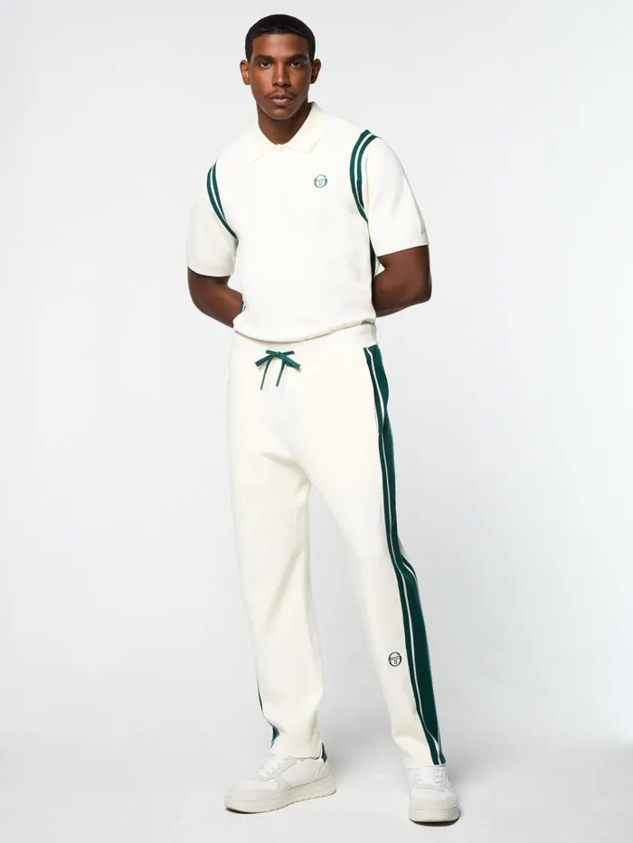 Men Knitwear Sergio Tacchini Palla Track Pant Gardenia