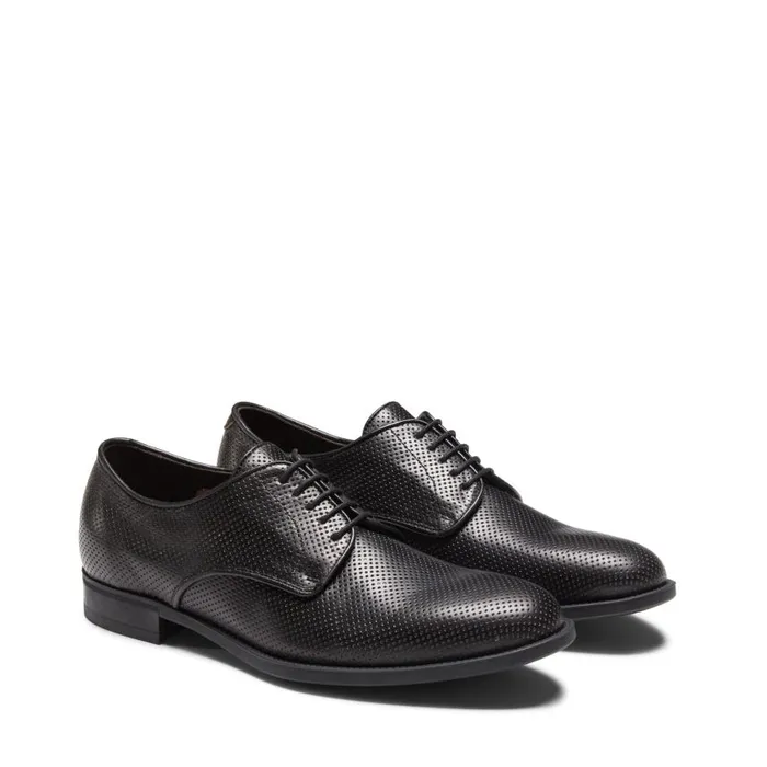 Men Laceup Shoe Black Fratelli Rossetti LaceUp Shoes Men Laceup Shoe Black Fratelli Rossetti LaceUp Shoes