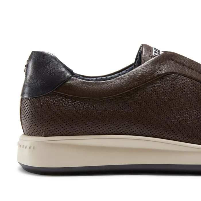 Men Leather Laceup Shoe Mahogany Fratelli Rossetti Sneakers Men Leather Laceup Shoe Mahogany Fratelli Rossetti Sneakers