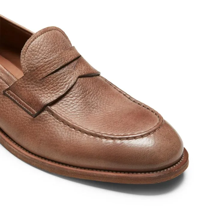 Men Leather Loafer Taupe Fratelli Rossetti Loafers Men Leather Loafer Taupe Fratelli Rossetti Loafers