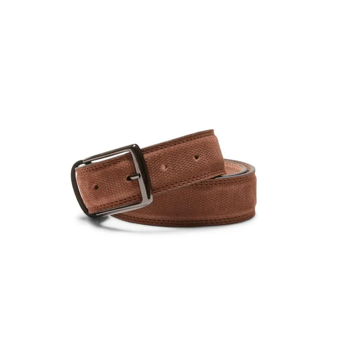 Men Men039s Suede Belt Almond Fratelli Rossetti Belts