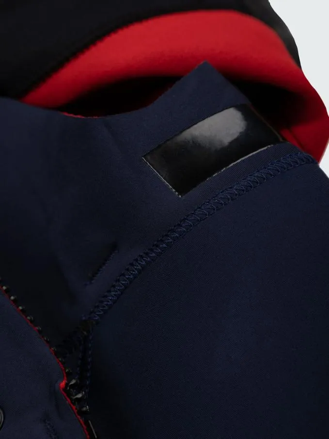 Men Nieuwland 5s Yulex Hooded Wetsuit Ink Finisterre Wetsuits