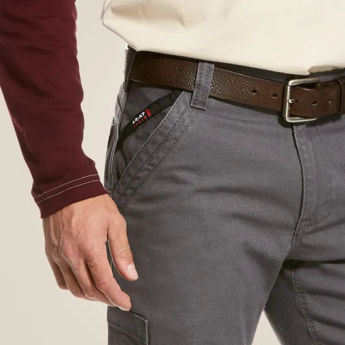 Men Pants and Shorts Ariat FR M5 Stretch DuraLight Canvas Stackable Straight Leg Pant Iron Gray Men Pants and Shorts Ariat FR M5 Stretch DuraLight Canvas Stackable Straight Leg Pant Iron Gray