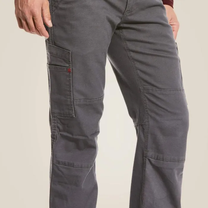 Men Pants and Shorts Ariat FR M5 Stretch DuraLight Canvas Stackable Straight Leg Pant Iron Gray Men Pants and Shorts Ariat FR M5 Stretch DuraLight Canvas Stackable Straight Leg Pant Iron Gray