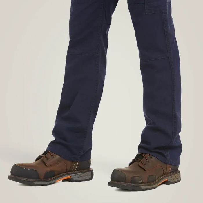 Men Pants and Shorts Ariat FR M5 Stretch DuraLight Canvas Stackable Straight Leg Pant Navy Men Pants and Shorts Ariat FR M5 Stretch DuraLight Canvas Stackable Straight Leg Pant Navy