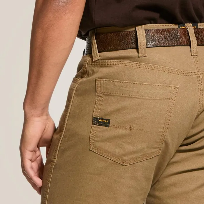 Men Pants and Shorts Ariat Rebar M4 Low Rise DuraStretch Made Tough Stackable Straight Leg Pant Field Khaki Men Pants and Shorts Ariat Rebar M4 Low Rise DuraStretch Made Tough Stackable Straight Leg Pant Field Khaki