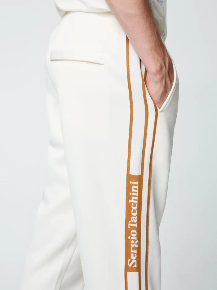 Men Pants And Sweatpants Sergio Tacchini Pereto Track Pant Gardenia