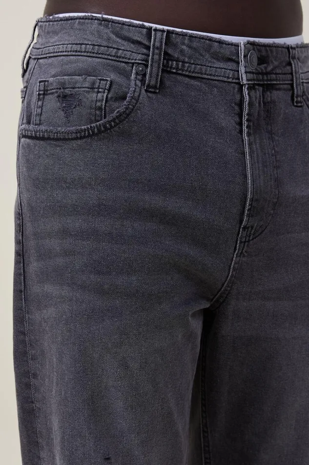 Men Pants Cotton On Relaxed Tapered Jean Black Rock Rip Men Pants Cotton On Relaxed Tapered Jean Black Rock Rip