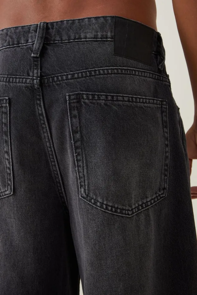 Men Pants Cotton On Super Baggy Jean Y2k Washed Black Men Pants Cotton On Super Baggy Jean Y2k Washed Black