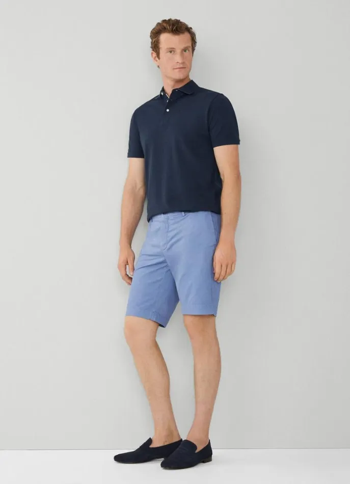 Men Polo Shirts Hackett London Classic Fit Piqu Polo Navy