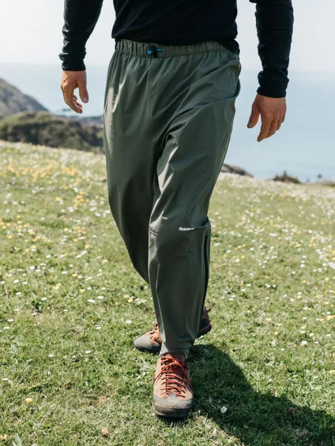 Men Rainbird Waterproof Trousers Olive Finisterre Trousers and Jeans